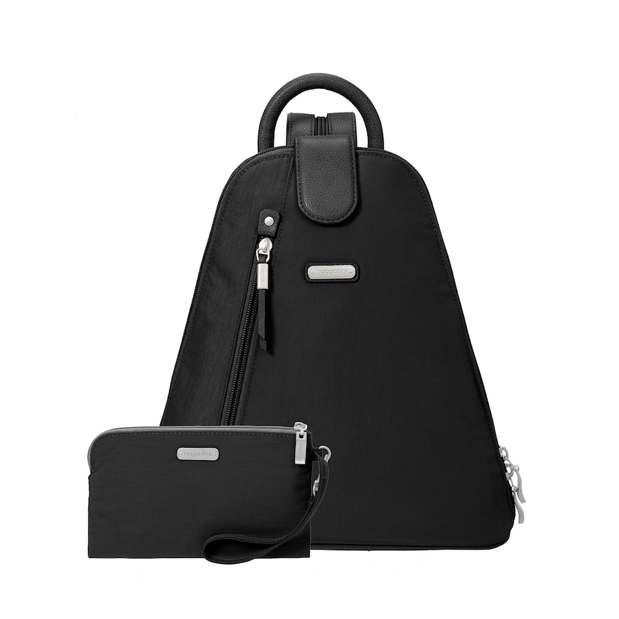 Image 120842_BLK.jpg, Product 120-842 / Price $49.33, Baggallini Metro Backpack with RFID Wristlet from Baggallini on TSC.ca's Fashion department