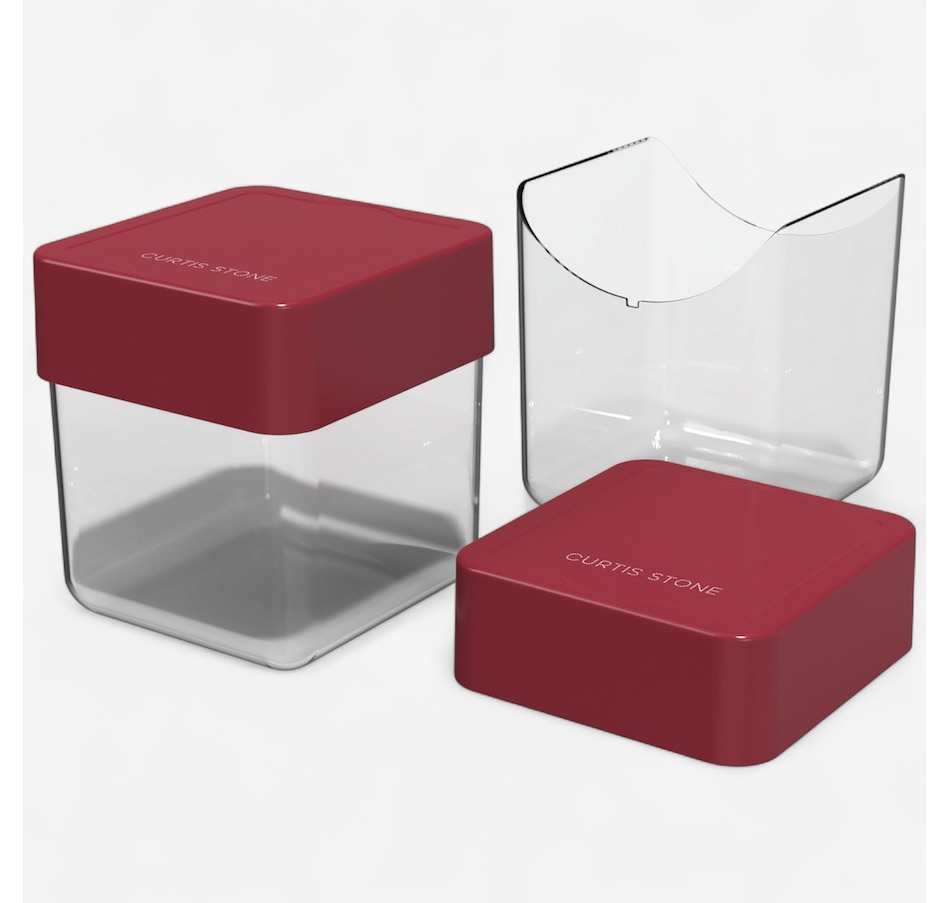 Image 120859_RED.jpg, Product 120-859 / Price $24.99, Curtis Stone 4-Piece Prep Master Container and Lid Set from Curtis Stone on TSC.ca's Kitchen department