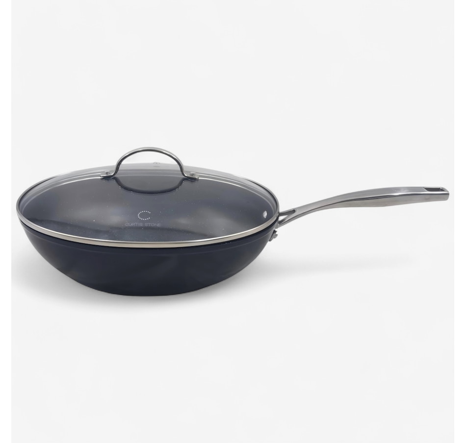 Image 120861_BLK.jpg, Product 120-861 / Price $69.99, Curtis Stone Oval Wok from Curtis Stone on TSC.ca's Kitchen department