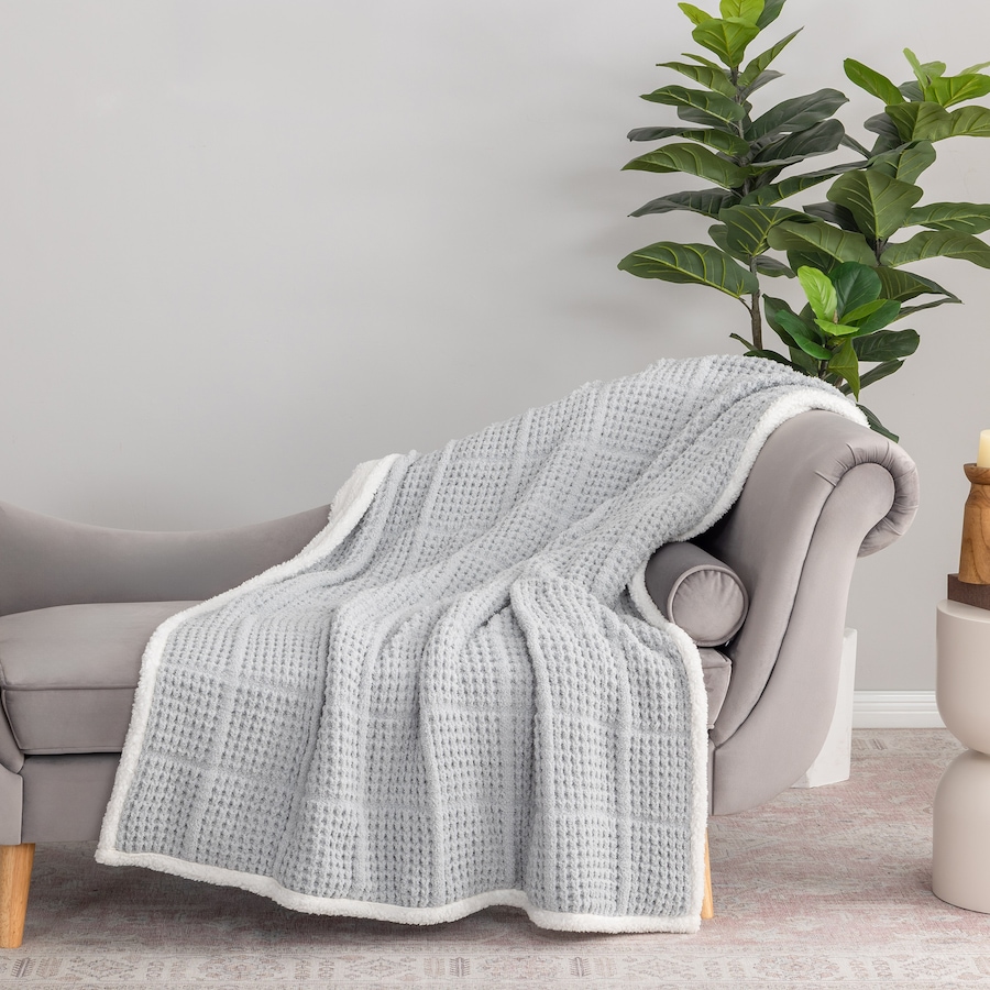Image 120865_ALTMORE1.jpg, Product 120-865 / Price $28.88, Berkshire Window Pane Waffle Knit Throw from Berkshire on TSC.ca's Home & Garden department