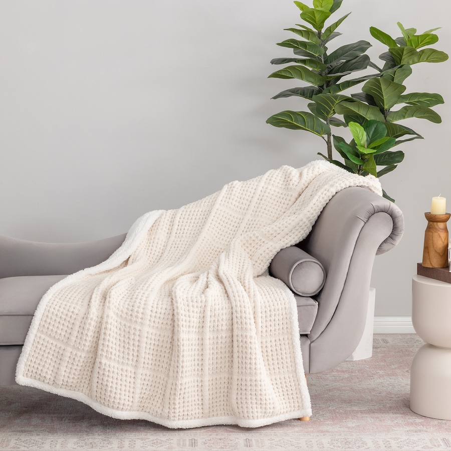 Image 120865_ALTMORE19.jpg, Product 120-865 / Price $28.88, Berkshire Window Pane Waffle Knit Throw from Berkshire on TSC.ca's Home & Garden department