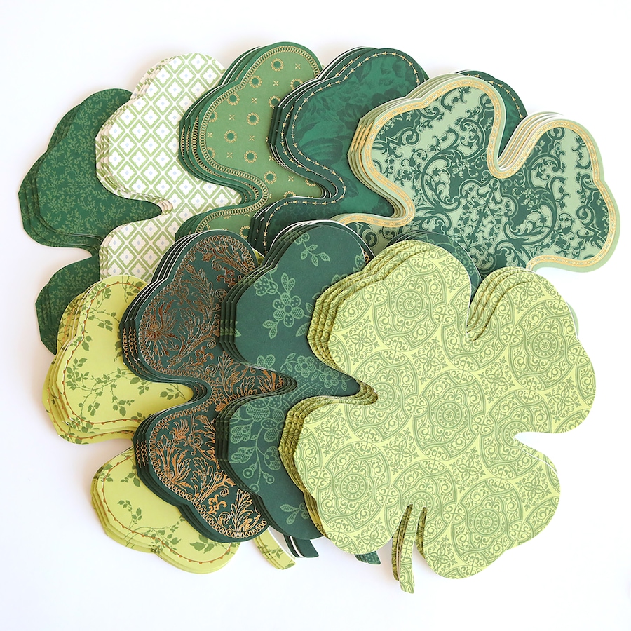 Image 120890.jpg, Product 120-890 / Price $59.99, Anna Griffin Shamrock-Shaped Cards and Envelopes from Anna Griffin on TSC.ca's Home & Garden department