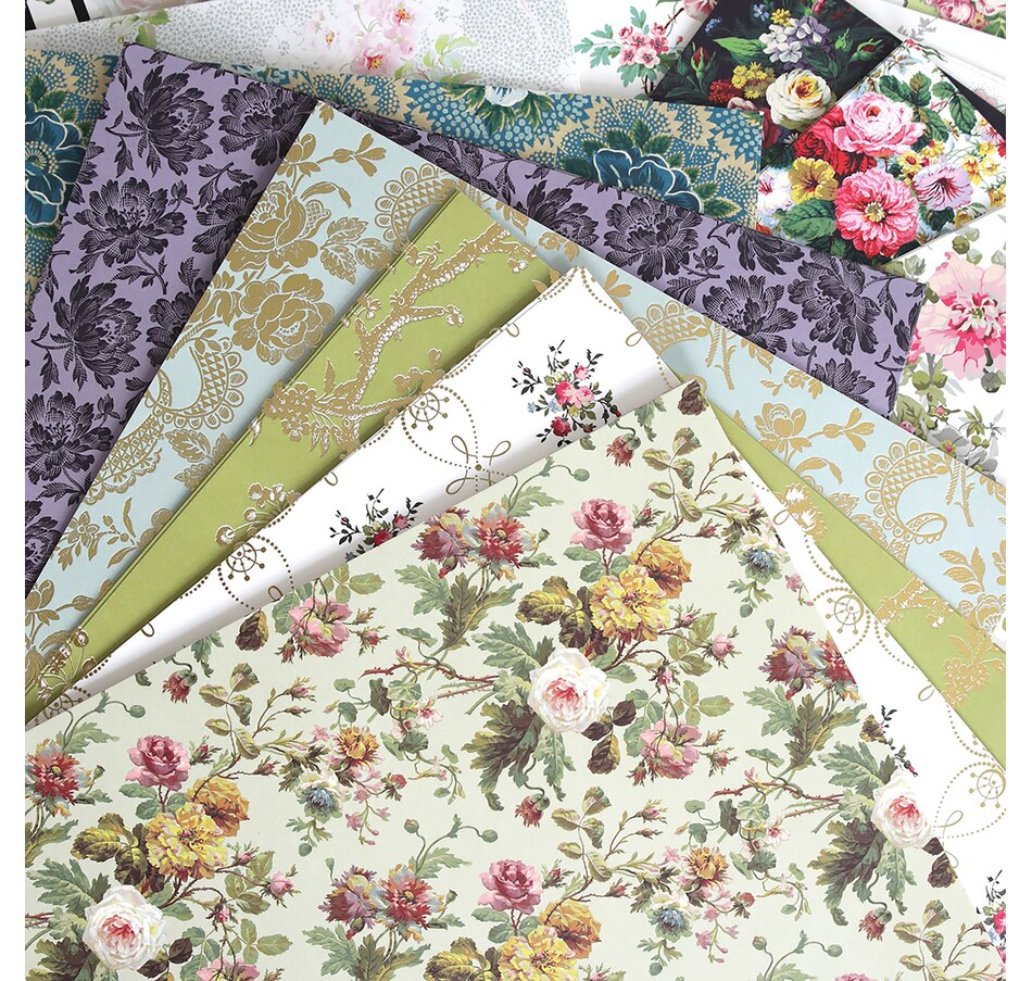 Image 120891.jpg, Product 120-891 / Price $139.99, Anna Griffin Floral Paper Anthology (102 sheets) from Anna Griffin on TSC.ca's Home & Garden department