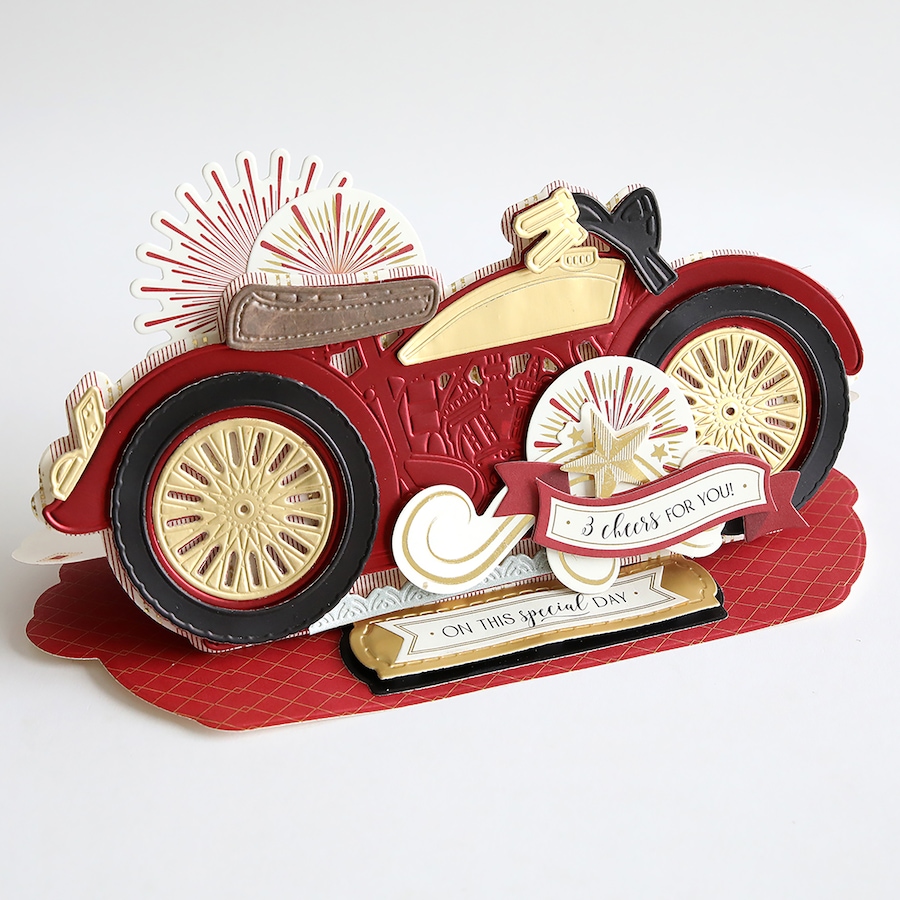 Image 120893_ALTMORE2.jpg, Product 120-893 / Price $79.99, Anna Griffin Vintage Motorbike Easel Die from Anna Griffin on TSC.ca's Home & Garden department