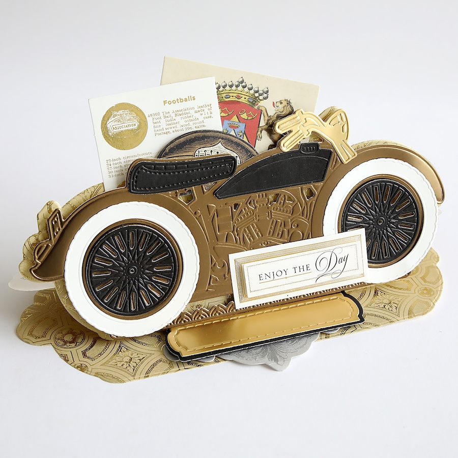 Image 120893_ALTMORE3.jpg, Product 120-893 / Price $79.99, Anna Griffin Vintage Motorbike Easel Die from Anna Griffin on TSC.ca's Home & Garden department