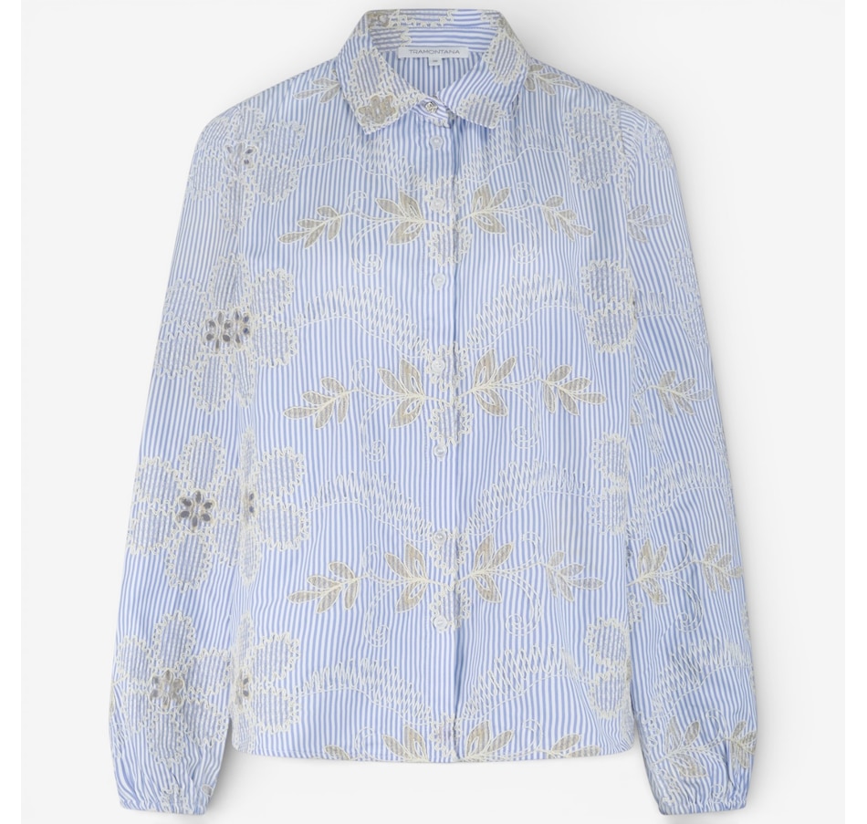 Image 120922_ALTMORE1.jpg, Product 120-922 / Price $79.88, Tramontana Flower Embroidery Blouse from Tramontana on TSC.ca's Fashion department