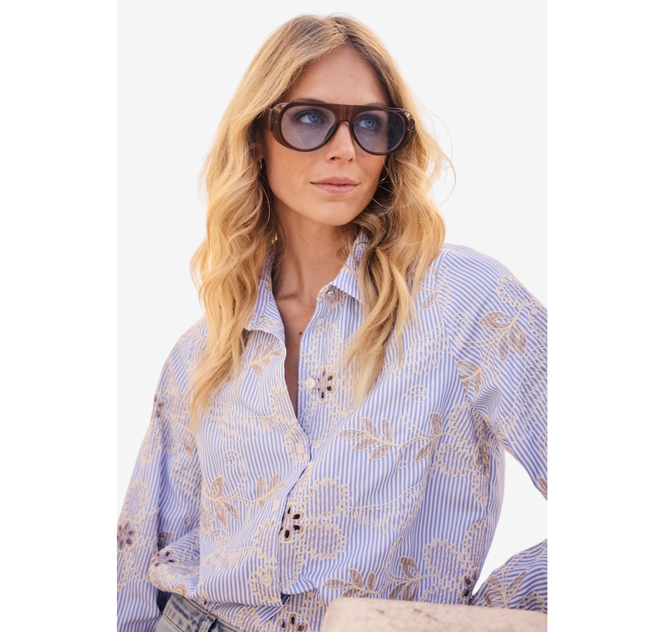 Image 120922_ALTMORE5.jpg, Product 120-922 / Price $79.88, Tramontana Flower Embroidery Blouse from Tramontana on TSC.ca's Fashion department