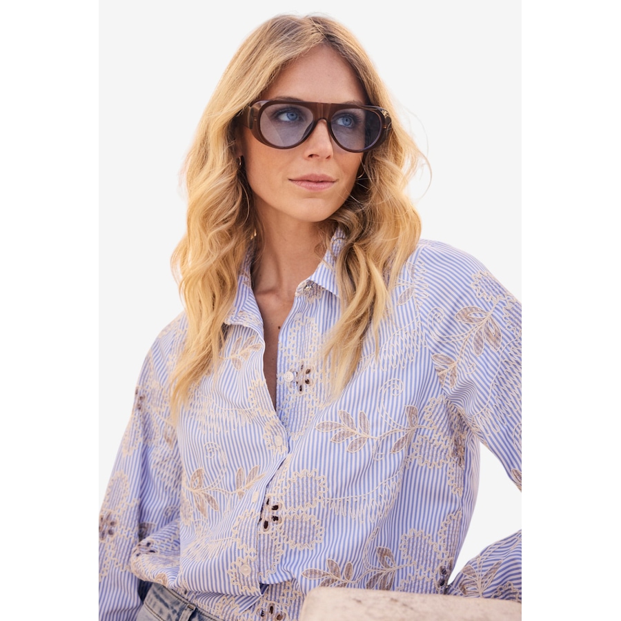 Image 120922_ALTMORE5.jpg, Product 120-922 / Price $79.88, Tramontana Flower Embroidery Blouse from Tramontana on TSC.ca's Fashion department