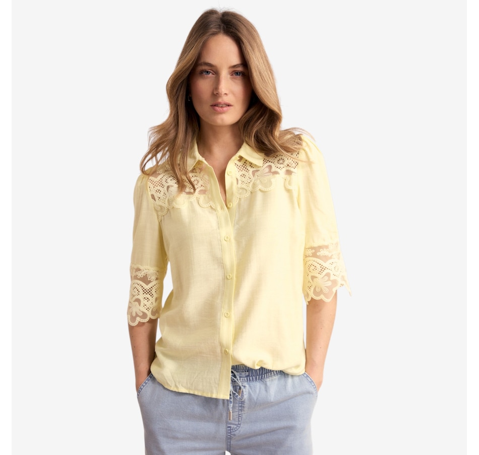 Tramontana Lace Detail Blouse - TSC.ca