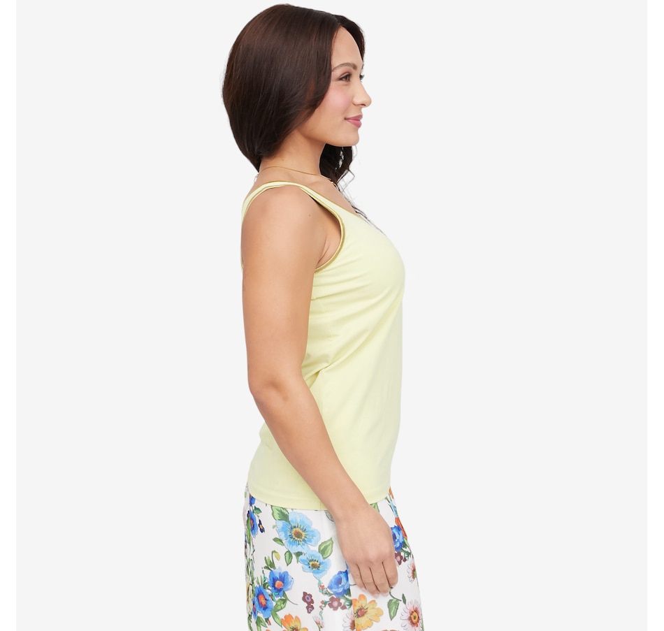 Image 120933_ALTMORE1.jpg, Product 120-933 / Price $64.00, Tramontana Lurex Tape Singlet Tank from Tramontana on TSC.ca's Fashion department