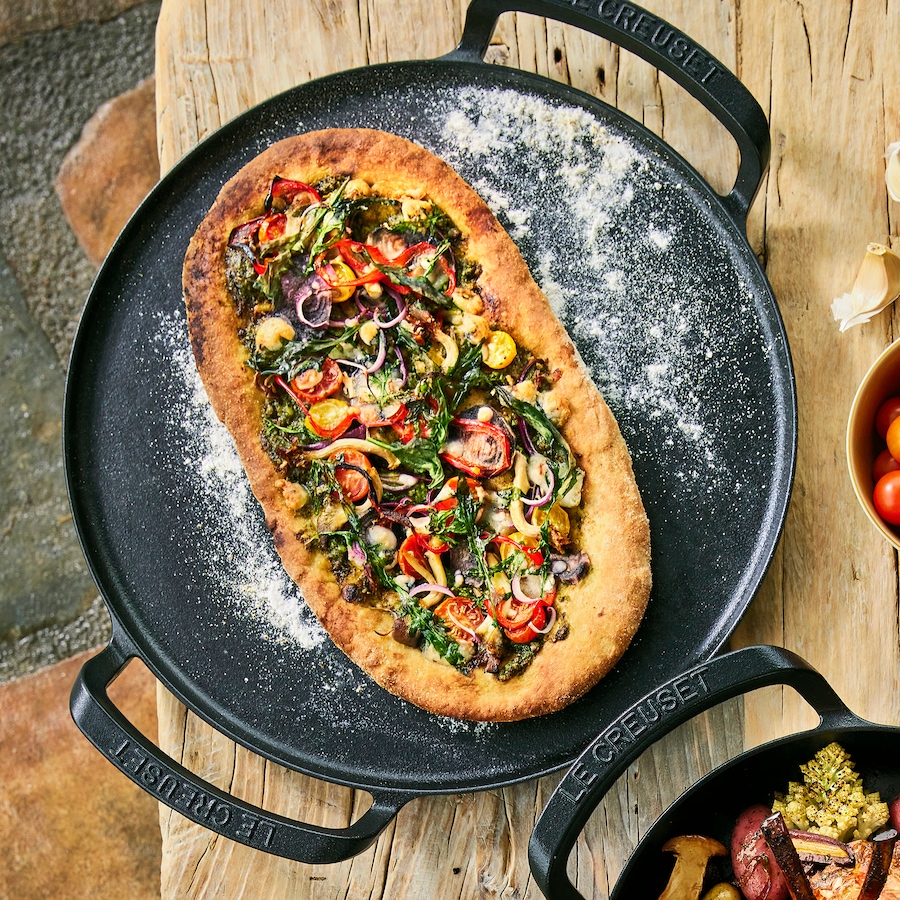 Image 120980_ALTMORE5.jpg, Product 120-980 / Price $270.00, Le Creuset Alpine Pizza Pan (35 cm) from Le Creuset on TSC.ca's Kitchen department