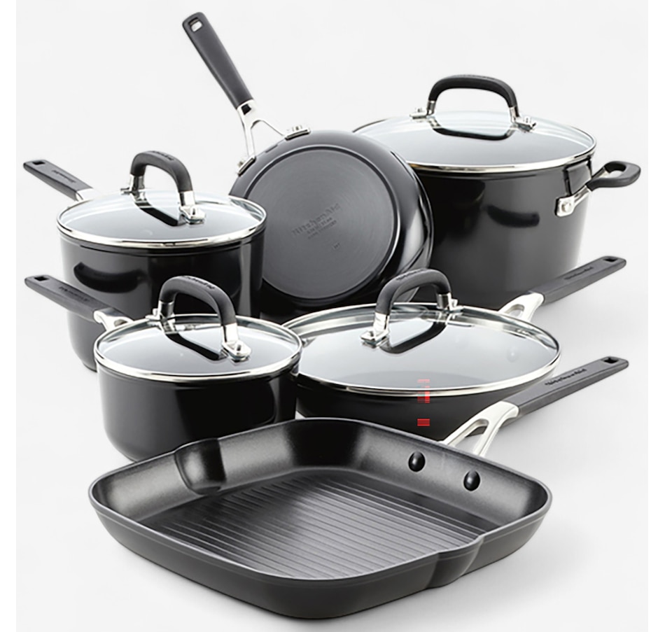 Image 120987.jpg, Product 120-987 / Price $229.99, KitchenAid Forged Hard Anodized 10-Piece Cookware Set from KitchenAid on TSC.ca's Kitchen department