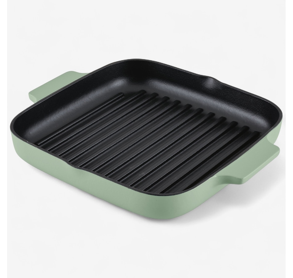 Image 120989_PIO.jpg, Product 120-989 / Price $89.99, KitchenAid 11" Enamelled Cast Iron Grill Pan from KitchenAid on TSC.ca's Kitchen department