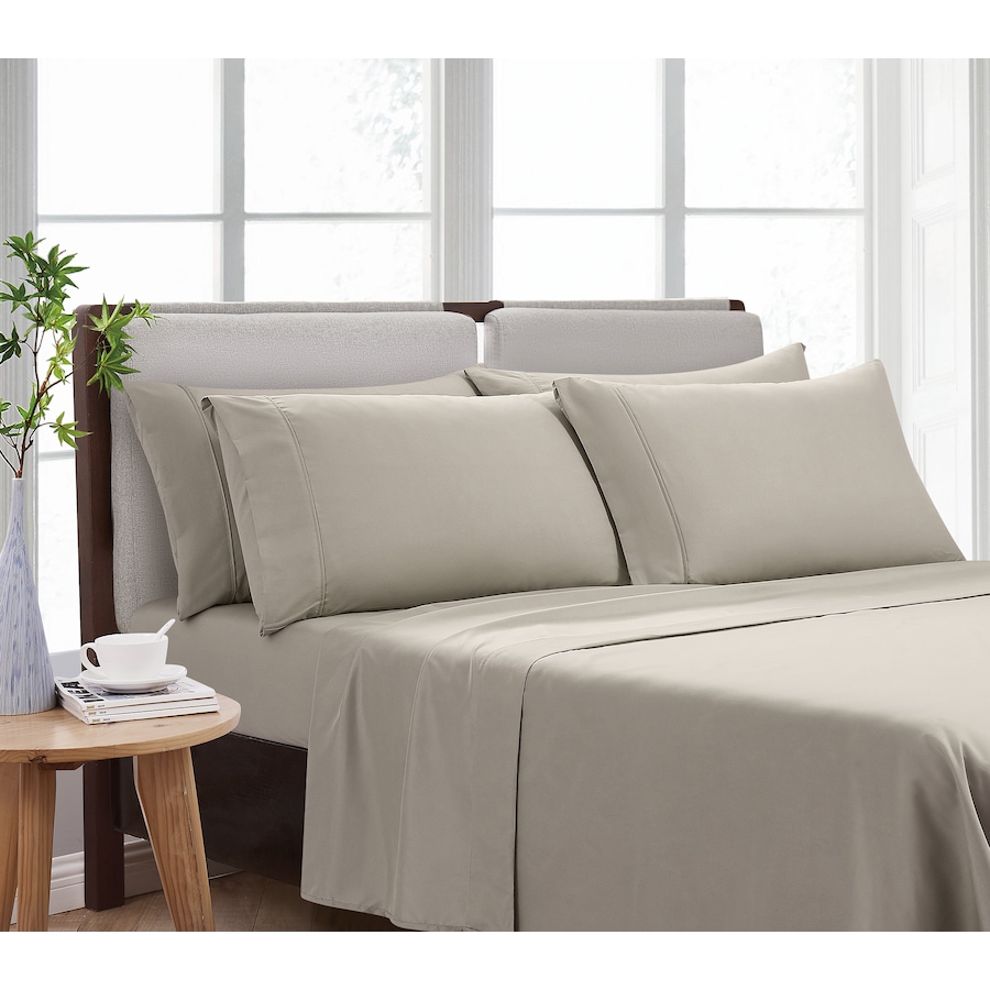 Image 120996_GRY.jpg, Product 120-996 / Price $19.33 - $34.33, Cannon Home Microfibre 6-Piece Solid Sheet Set from Cannon Home on TSC.ca's Home & Garden department