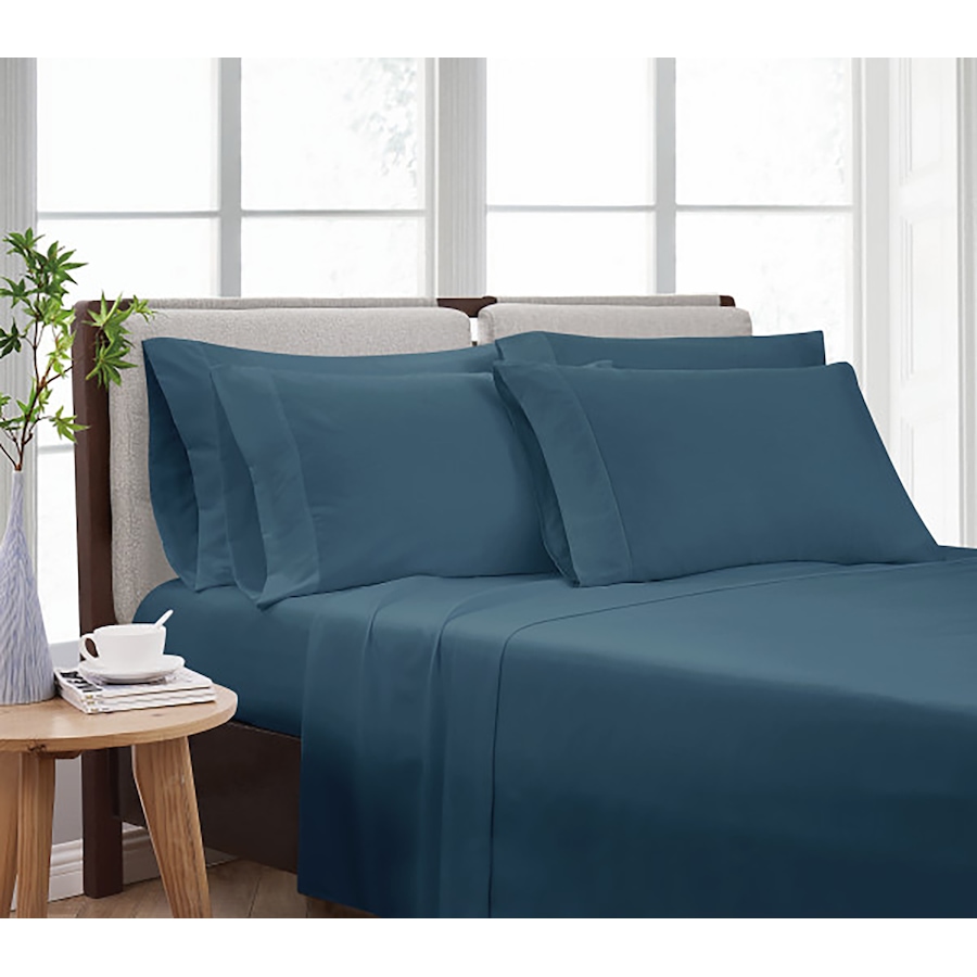 Image 120996_NVY.jpg, Product 120-996 / Price $19.33 - $34.33, Cannon Home Microfibre 6-Piece Solid Sheet Set from Cannon Home on TSC.ca's Home & Garden department