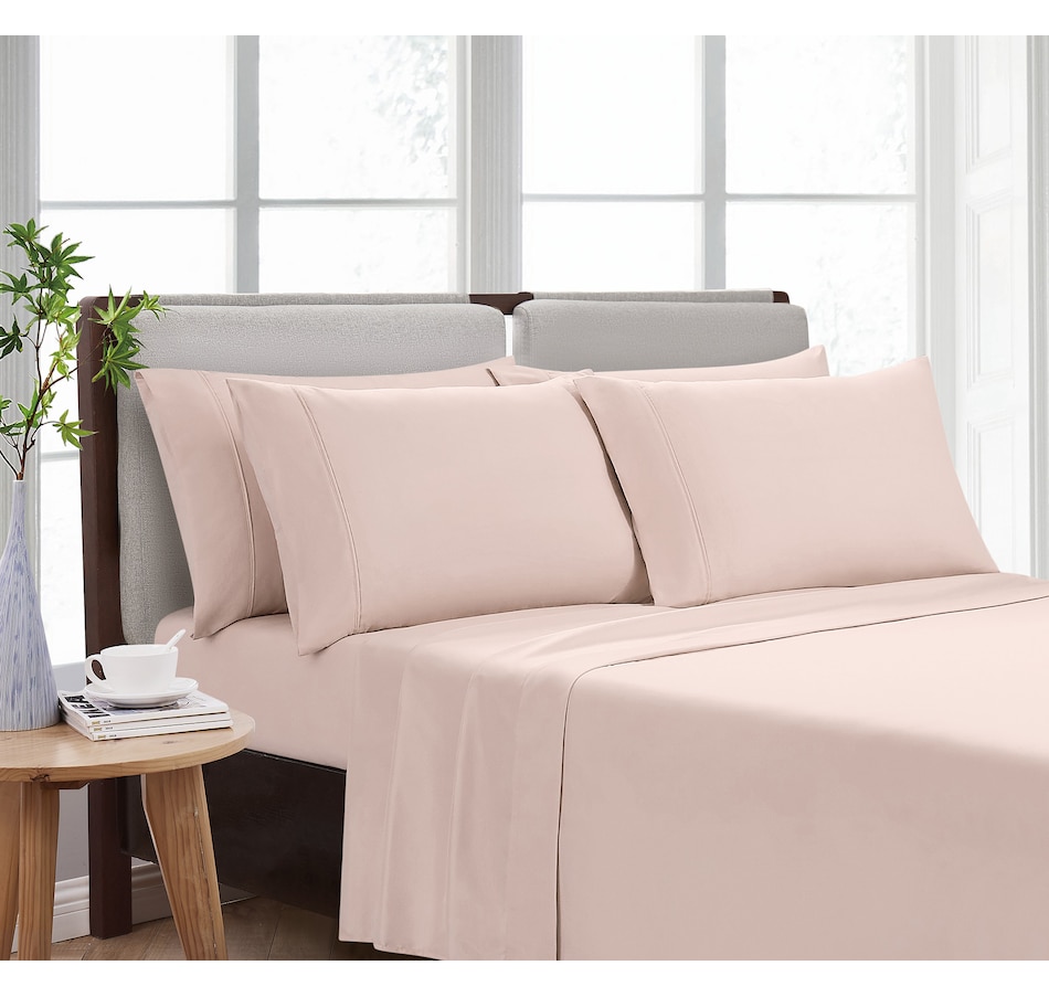 Image 120996_RSE.jpg, Product 120-996 / Price $49.99 - $69.99, Cannon Home Microfibre 6-Piece Solid Sheet Set from Cannon Home on TSC.ca's Home & Garden department
