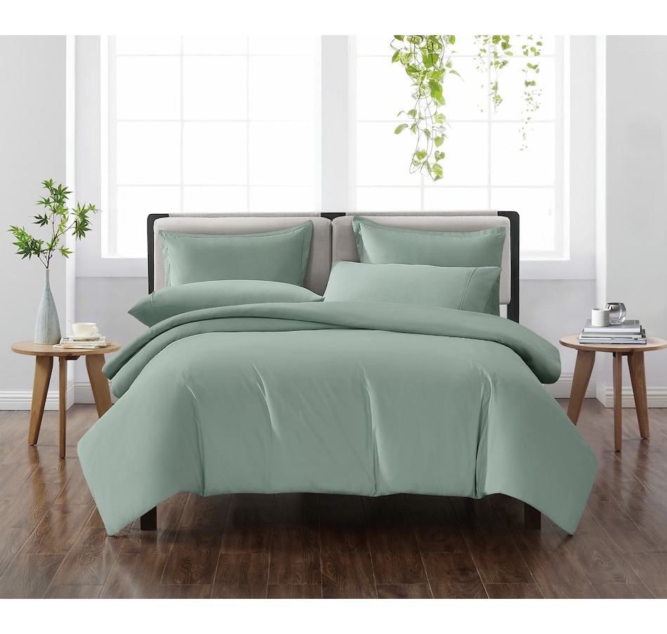 Image 120997_GRN.jpg, Product 120-997 / Price $34.99 - $59.99, Cannon Home Duvet Cover Set from Cannon Home on TSC.ca's Home & Garden department