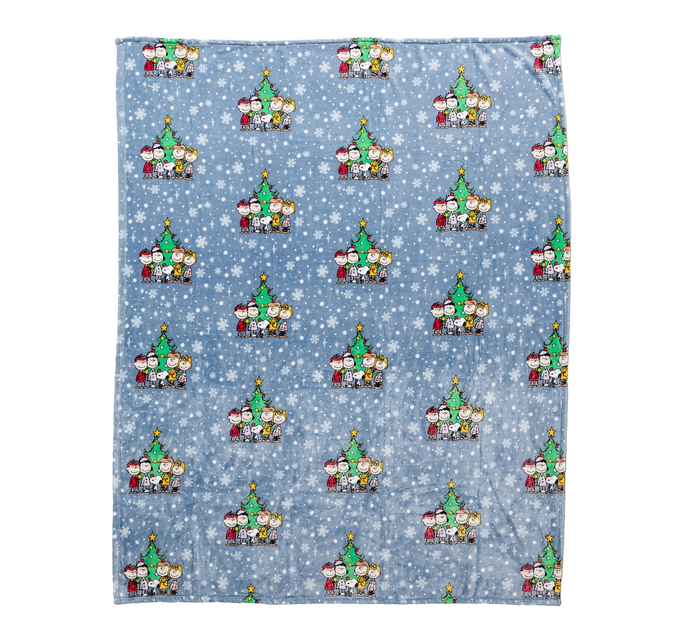 Image 121003_ALTMORE2.jpg, Product 121-003 / Price $24.99, Berkshire Blankets Peanuts Christmas Throw from Berkshire on TSC.ca's Home & Garden department