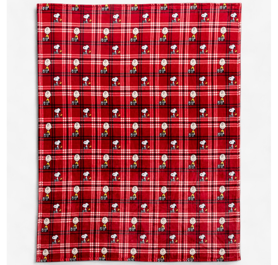 Image 121003_ALTMORE6.jpg, Product 121-003 / Price $24.99, Berkshire Blankets Peanuts Christmas Throw from Berkshire on TSC.ca's Home & Garden department