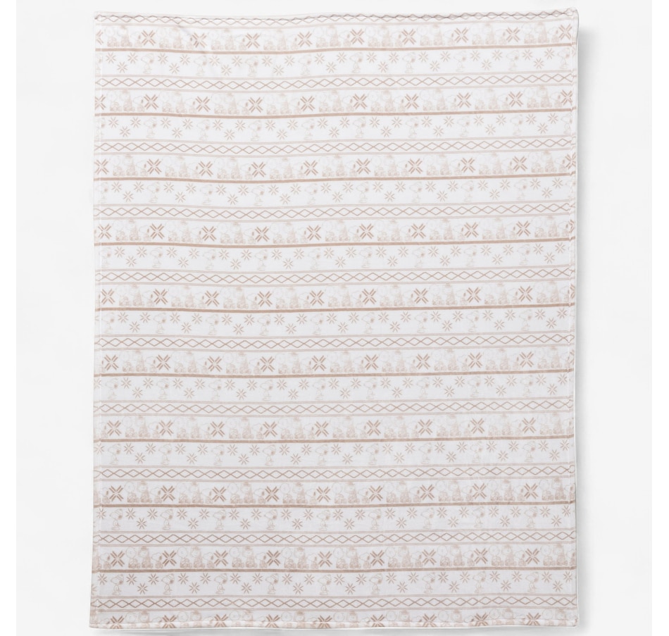 Image 121003_ALTMORE9.jpg, Product 121-003 / Price $24.99, Berkshire Blankets Peanuts Christmas Throw from Berkshire on TSC.ca's Home & Garden department