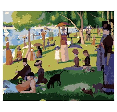 A Sunday Afternoon on the Island of La GrandeJatte by George 