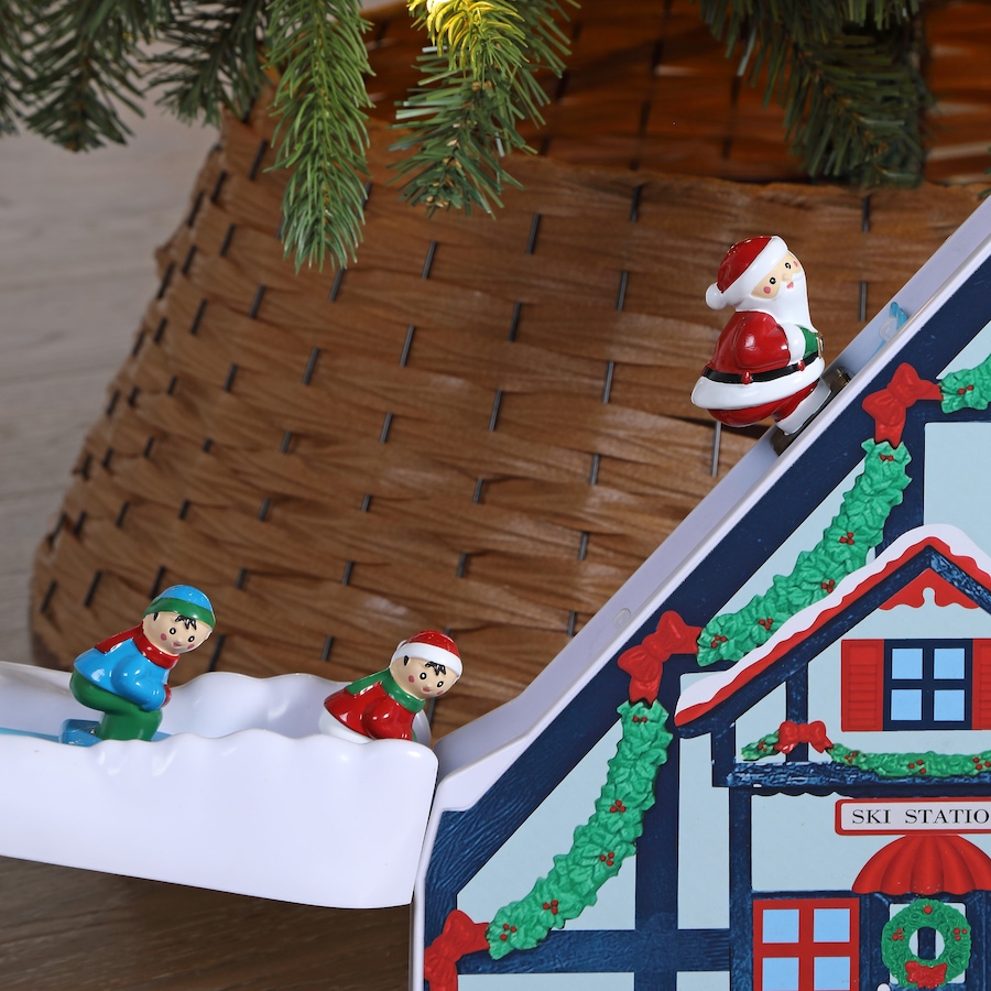 Image 121028_ALTMORE6.jpg, Product 121-028 / Price $149.99, Mr. Christmas Santa's Ski Slope from Mr. Christmas on TSC.ca's Home & Garden department