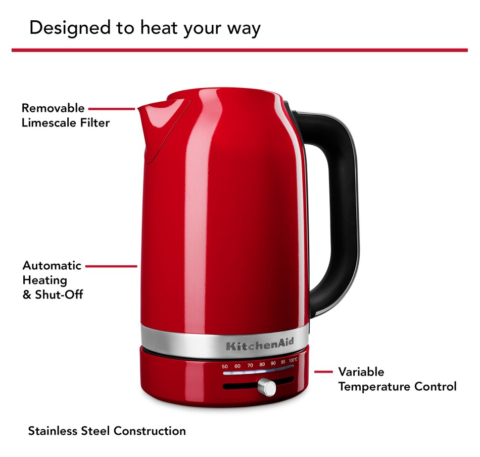 Image 121039_ALTMORE14.jpg, Product 121-039 / Price $379.98, KitchenAid 1.7L Programmable Electric Kettle and 2-Slice Toaster Bundle from KitchenAid on TSC.ca's Kitchen department