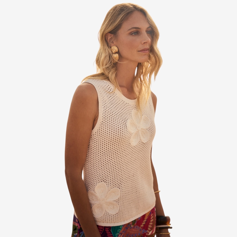 Image 121045_ALTMORE2.jpg, Product 121-045 / Price $84.88, Tramontana Sleeveless Crochet Jumper from Tramontana on TSC.ca's Fashion department