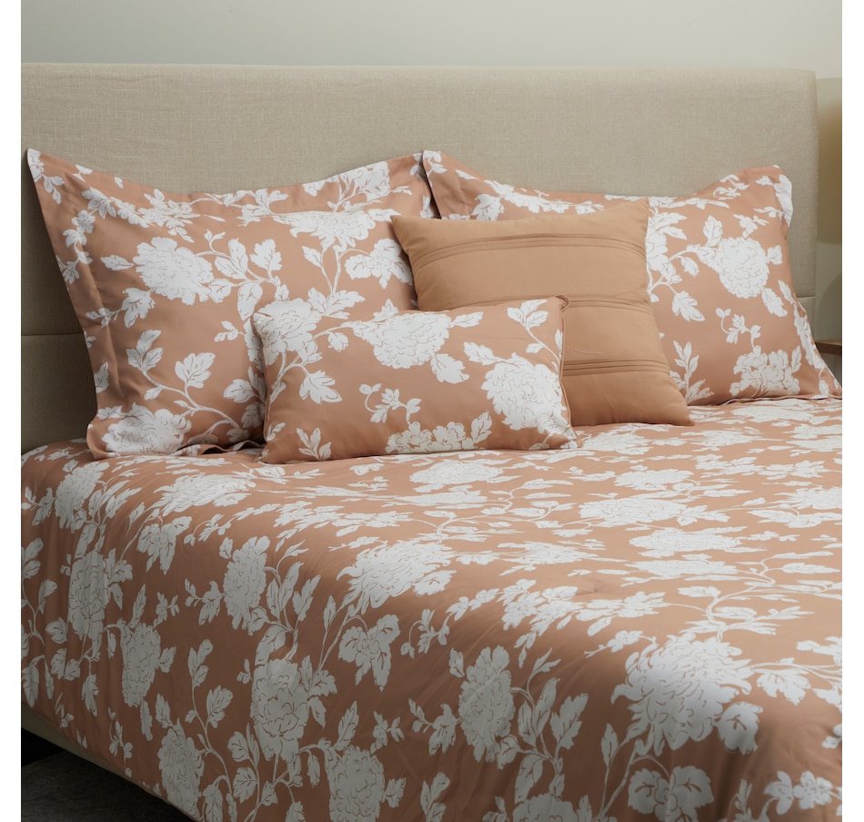 Image 121057_BRUSH.jpg, Product 121-057 / Price $59.99 - $79.99, Home Suite Essentials Floral 5-Piece Comforter Set from Home Suite on TSC.ca's Home & Garden department
