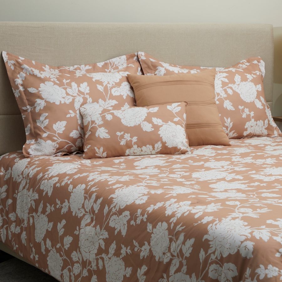 Image 121057_BRUSH.jpg, Product 121-057 / Price $54.99 - $76.99, Home Suite Essentials Floral 5-Piece Comforter Set from Home Suite on TSC.ca's Home & Garden department