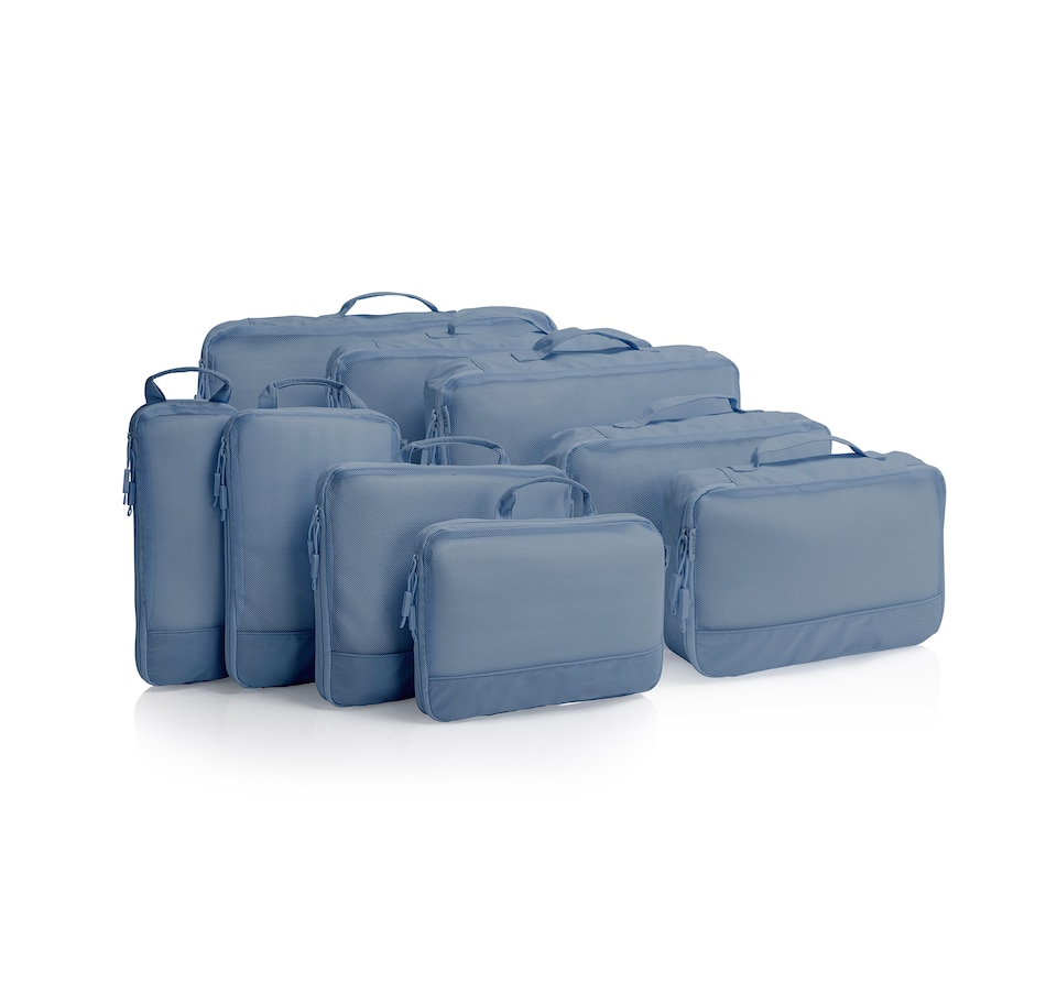 Image 121059_BLU.jpg, Product 121-059 / Price $149.99, Heys EcoTex 9-Piece Packing Cube Set from Heys on TSC.ca's Home & Garden department