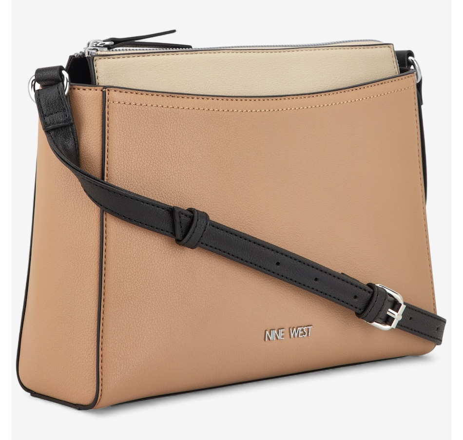 Image 121079_DKKI.jpg, Product 121-079 / Price $59.88, Nine West Bowie Mini Top Zip Crossbody from Nine West on TSC.ca's Fashion department