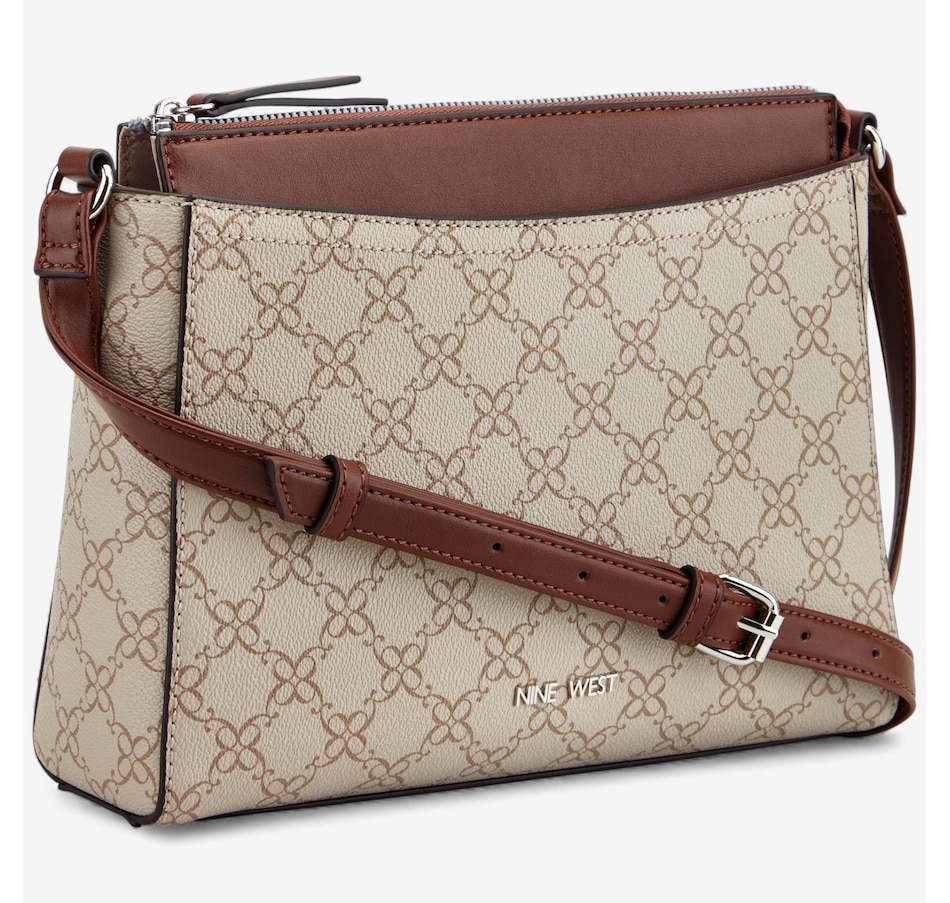 Image 121079_MRM.jpg, Product 121-079 / Price $59.88, Nine West Bowie Mini Top Zip Crossbody from Nine West on TSC.ca's Fashion department