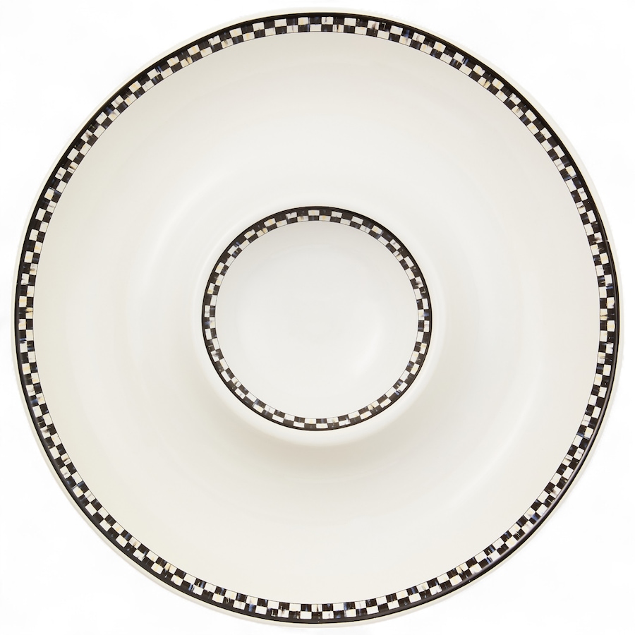 Image 121101_ALTMORE1.jpg, Product 121-101 / Price $149.88, Mackenzie-Childs Everyday Chip & Dip from MacKenzie Childs on TSC.ca's Kitchen department