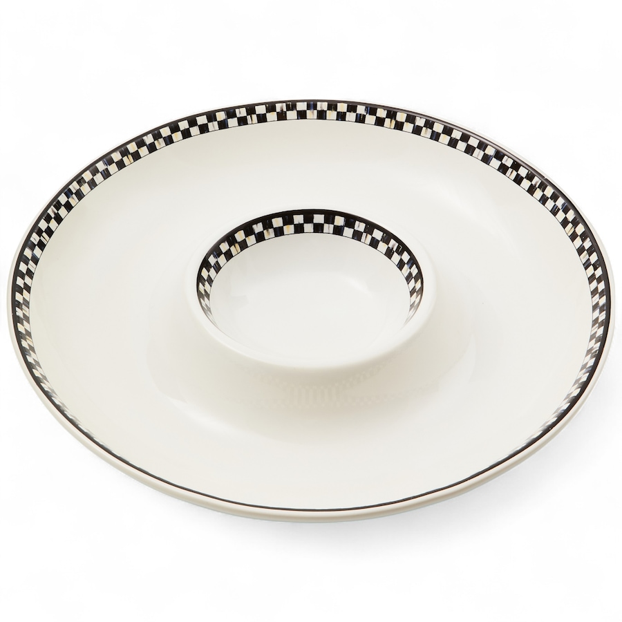 Image 121101_ALTMORE2.jpg, Product 121-101 / Price $149.88, Mackenzie-Childs Everyday Chip & Dip from MacKenzie Childs on TSC.ca's Kitchen department