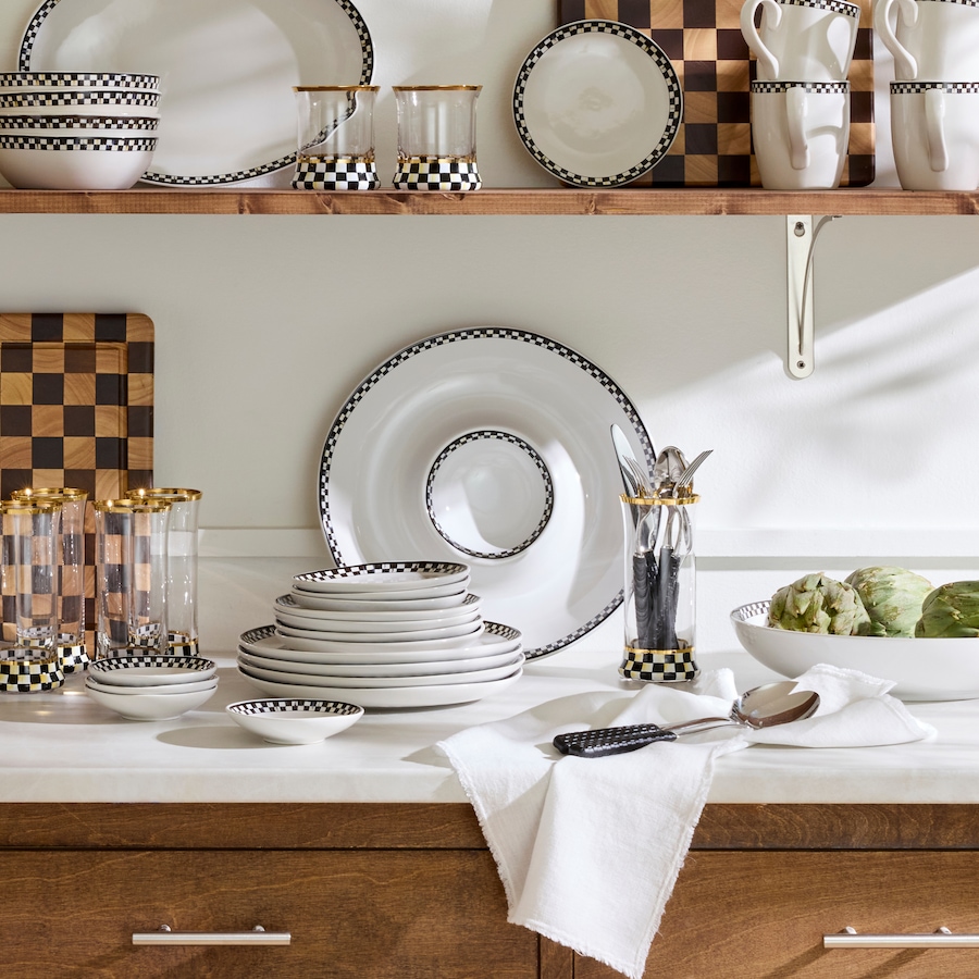 Image 121101_ALTMORE3.jpg, Product 121-101 / Price $149.88, Mackenzie-Childs Everyday Chip & Dip from MacKenzie Childs on TSC.ca's Kitchen department