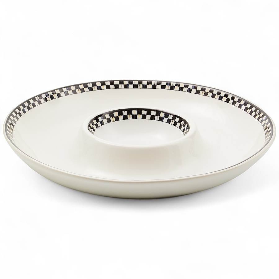 Image 121101_CRYCK.jpg, Product 121-101 / Price $149.88, Mackenzie-Childs Everyday Chip & Dip from MacKenzie Childs on TSC.ca's Kitchen department