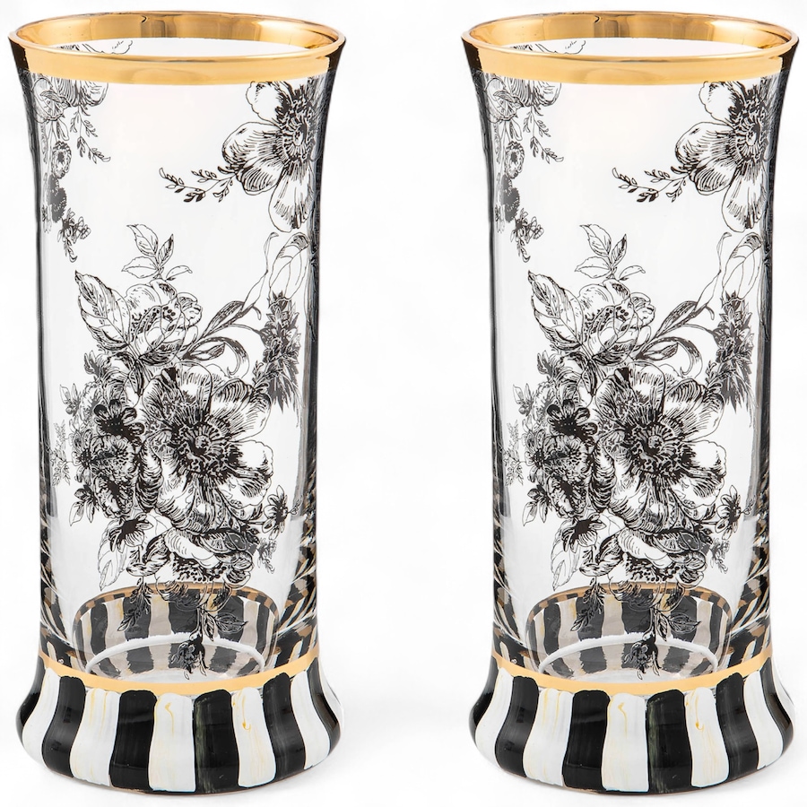 Image 121110_COUEH.jpg, Product 121-110 / Price $137.00, MacKenzie-Childs Highball Glass (set of 2) from MacKenzie Childs on TSC.ca's Kitchen department