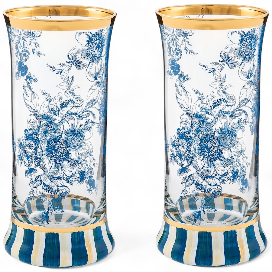 Image 121110_ROYEH.jpg, Product 121-110 / Price $137.00, MacKenzie-Childs Highball Glass (set of 2) from MacKenzie Childs on TSC.ca's Kitchen department