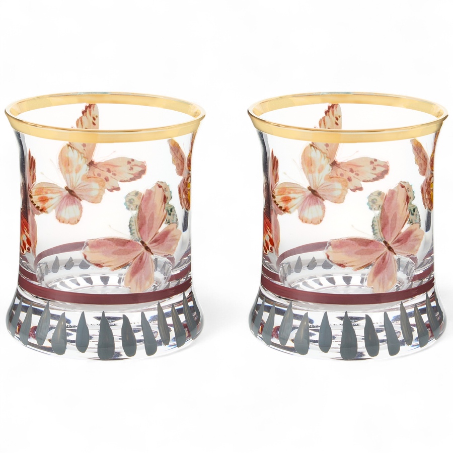 Image 121112_BUTHL.jpg, Product 121-112 / Price $137.00, MacKenzie-Childs Tumbler Glass (set of 2) from MacKenzie Childs on TSC.ca's Kitchen department