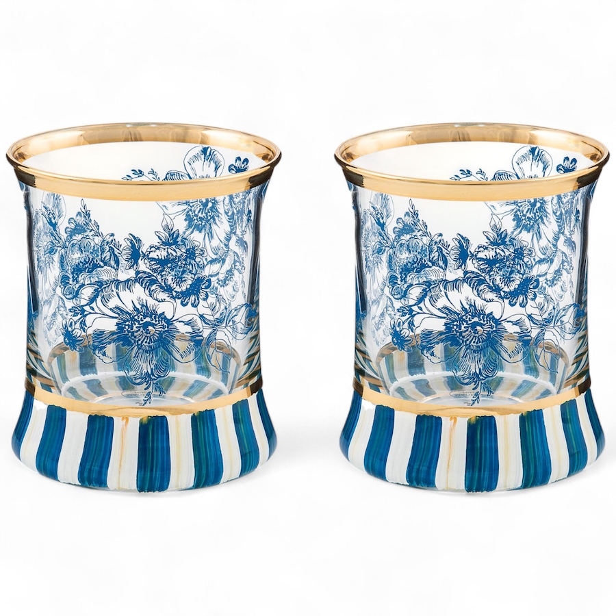 Image 121112_ROYEH.jpg, Product 121-112 / Price $137.00, MacKenzie-Childs Tumbler Glass (set of 2) from MacKenzie Childs on TSC.ca's Kitchen department