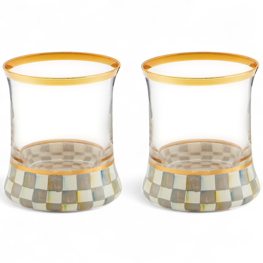 Image 121112_STLCK.jpg, Product 121-112 / Price $137.00, MacKenzie-Childs Tumbler Glass (set of 2) from MacKenzie Childs on TSC.ca's Kitchen department