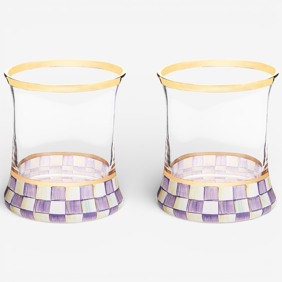 Image 121112_VIOCK.jpg, Product 121-112 / Price $137.00, MacKenzie-Childs Tumbler Glass (set of 2) from MacKenzie Childs on TSC.ca's Kitchen department