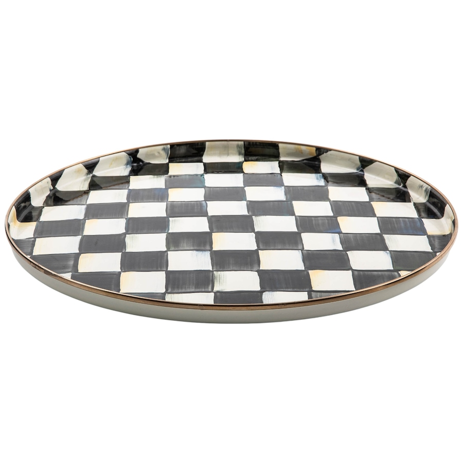 Image 121113_CRYCK.jpg, Product 121-113 / Price $150.00, Mackenzie-Childs Round Tray from MacKenzie Childs on TSC.ca's Kitchen department