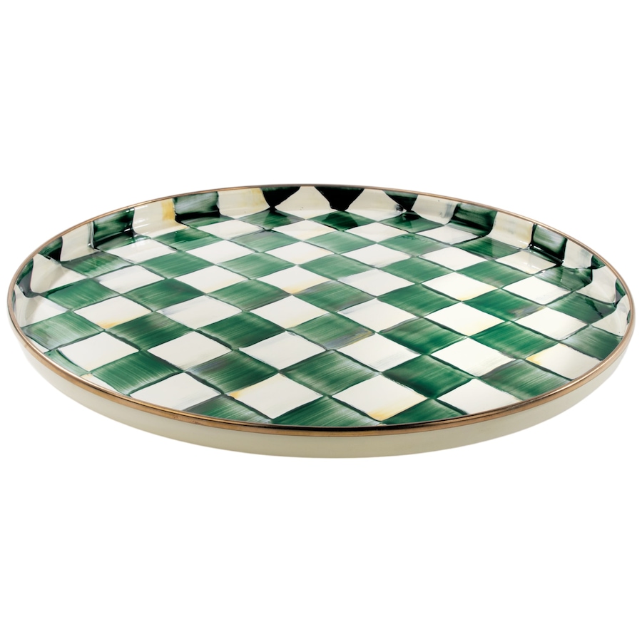 Image 121113_EMECK.jpg, Product 121-113 / Price $150.00, Mackenzie-Childs Round Tray from MacKenzie Childs on TSC.ca's Kitchen department