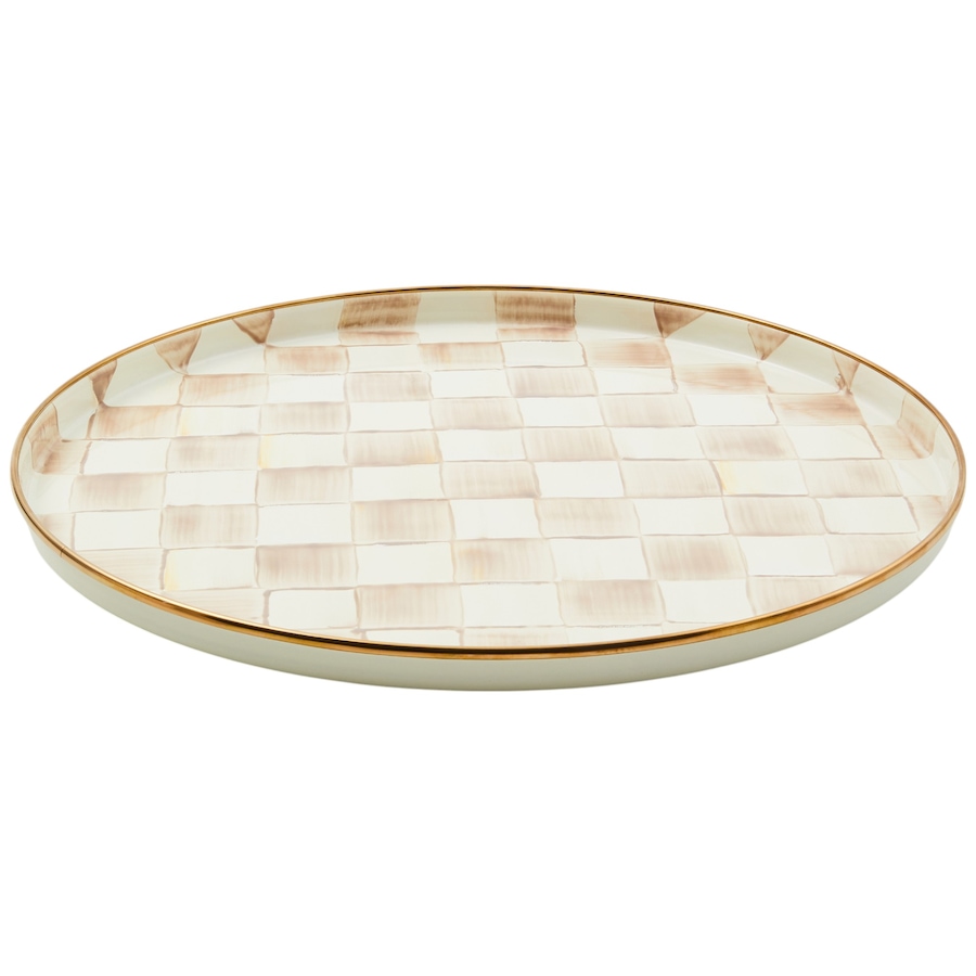 Image 121113_MOCCK.jpg, Product 121-113 / Price $150.00, Mackenzie-Childs Round Tray from MacKenzie Childs on TSC.ca's Kitchen department