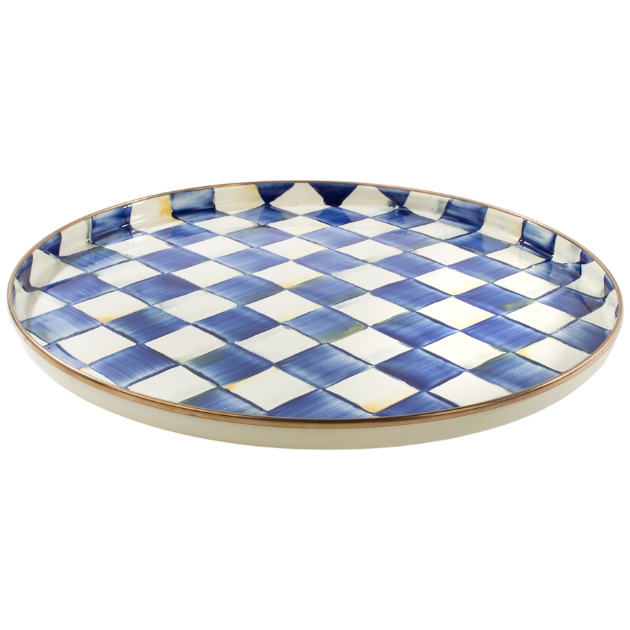 Image 121113_RYLCK.jpg, Product 121-113 / Price $150.00, Mackenzie-Childs Round Tray from MacKenzie Childs on TSC.ca's Kitchen department