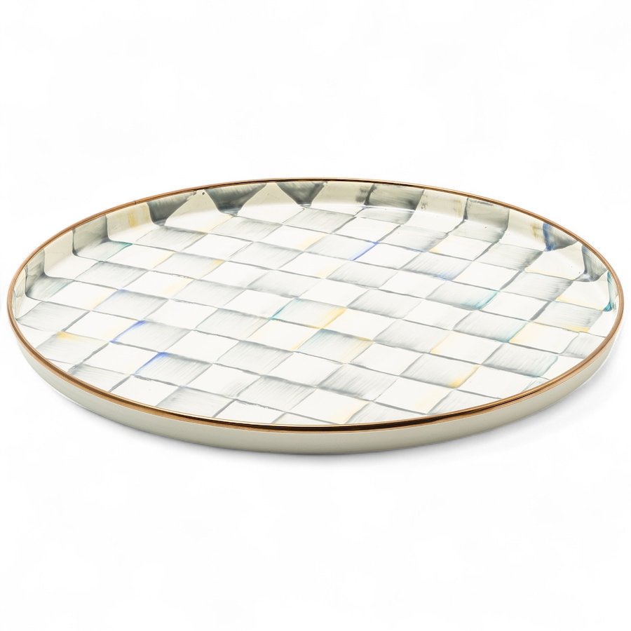 Image 121113_STLCK.jpg, Product 121-113 / Price $150.00, Mackenzie-Childs Round Tray from MacKenzie Childs on TSC.ca's Kitchen department