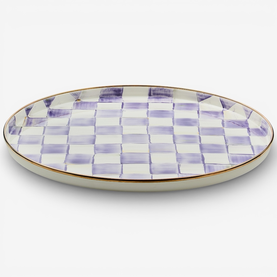 Image 121113_VIOCK.jpg, Product 121-113 / Price $150.00, Mackenzie-Childs Round Tray from MacKenzie Childs on TSC.ca's Kitchen department