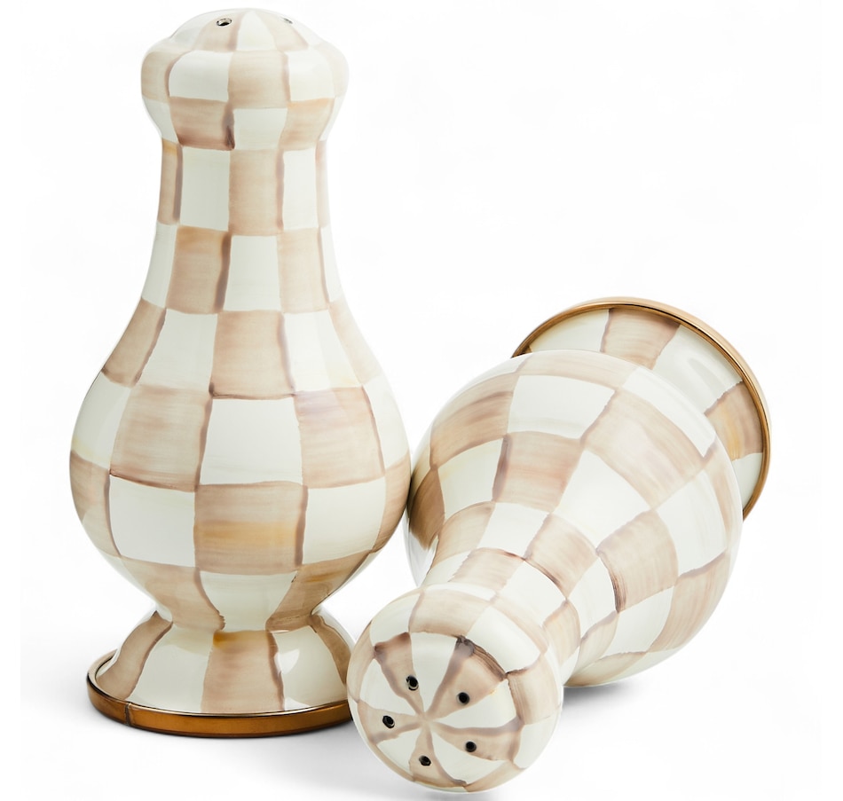 Image 121119_ALTMORE10.jpg, Product 121-119 / Price $149.00, Mackenzie-Childs Large Salt and Pepper Shakers from MacKenzie Childs on TSC.ca's Kitchen department